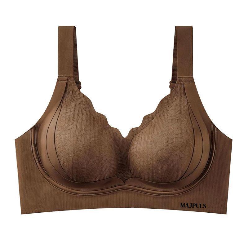 Seamless Lingerie Bra for Small Chest - Side Support, Anti-Sagging, Wire-Free, Adjustable Lift