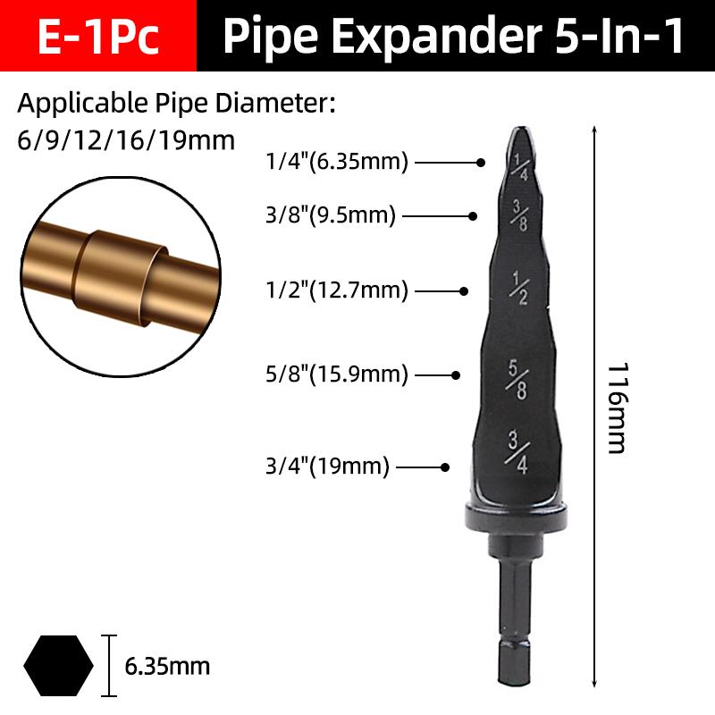 Tube Expander Air Conditioner Refrigerator Copper Pipe Swaging Tool Tube Expanders Install Repair Maintenance Takeover Tools Set