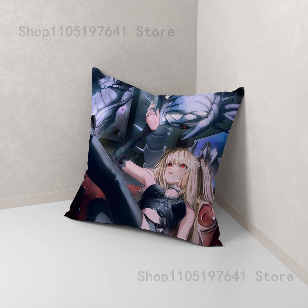 Misa D-Death N-Note Pillow Case For Sofa Decor Car Office Room Printing Cushion Cover Decorations and Protector