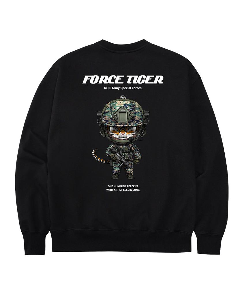 OHP Ohpxjs.Lee Bspecial Forces Poster Tiger Oversized Heavy Sweatshirt