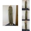 Streetwear-Jumpsuit für Damen mit Patchwork-Design und High-Waist-Passform