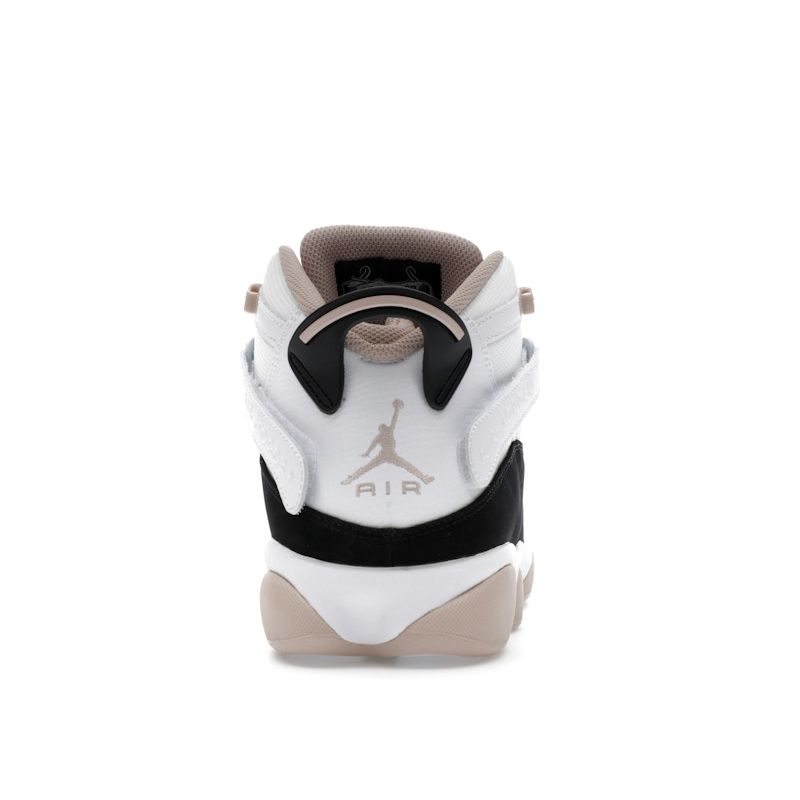 Air Jordan Jordan 6 Rings Fossil Stone Men Sneakers White Black 322992-112