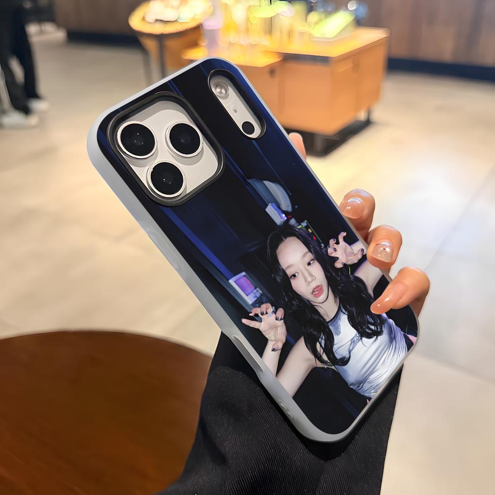 Singer L-Lee Hyeri Phone Case For IPhone 17 Air 16 E 15 14 Plus 13 12 11 Pro Max Jelly 2 In 1 Protective Case