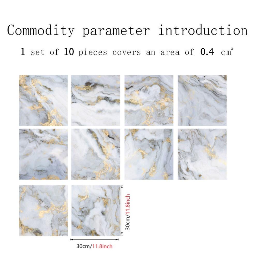 10ks samolepky na zeď Samolepka na mramorové dlaždice