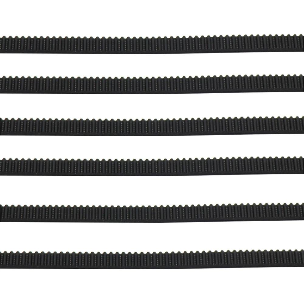 1M/2M/5M GT2-Riemen GT2-6mm Offener Zahnriemen Breite 6mm Riemen Gummi Aramidfaser Auf Länge zugeschnitten für 3D-Druckerteile
