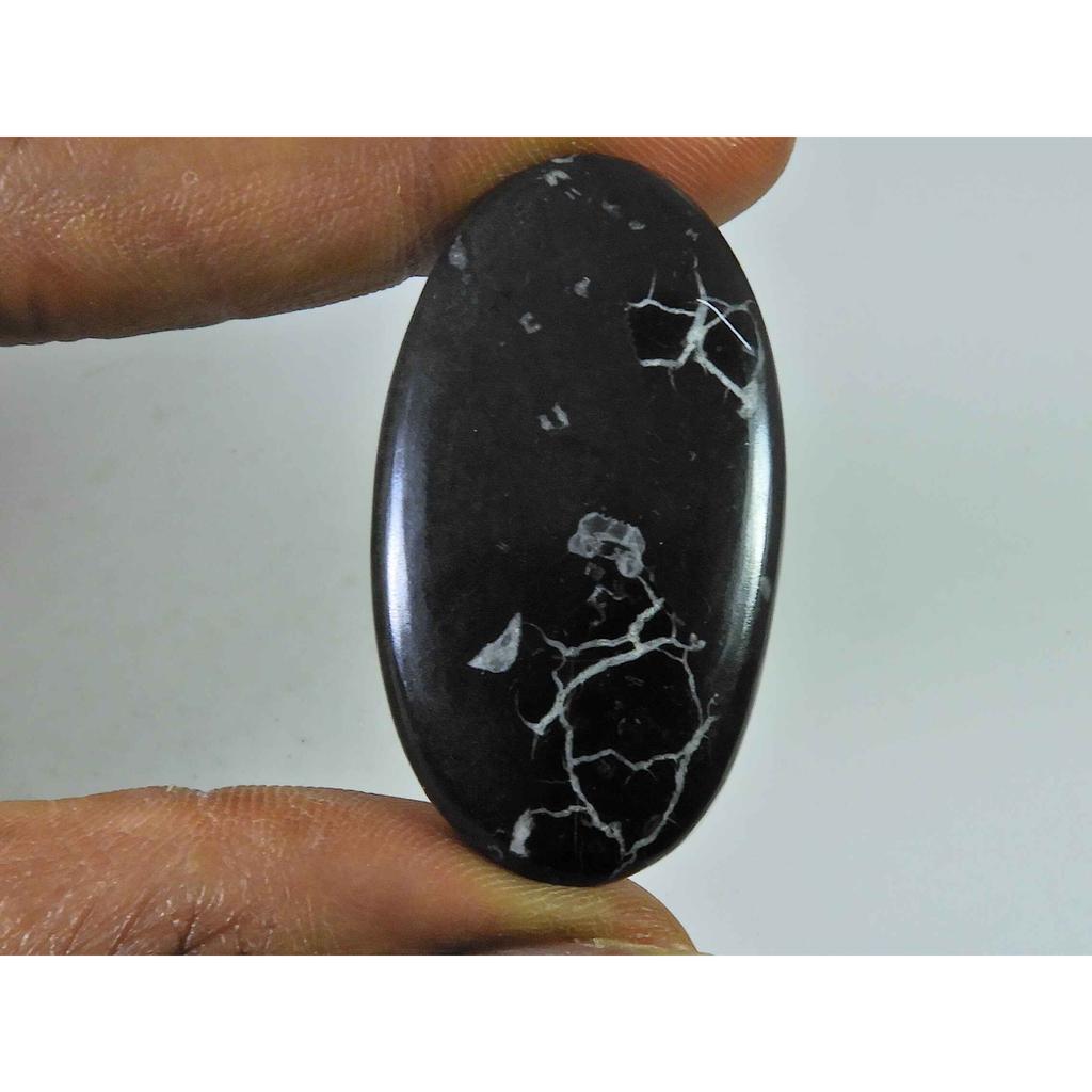 42Cts Natural Septarian Gronate Oval Crystal Cabochon Loose Gemstone 23X43MM SK-2343