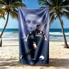 Inter Milan Beach Towel Quickdry Soft Microfiber Comfortable Lightweight Suitable For Swimming Gym Camping Yoga Vacation