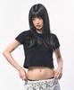 C WEAR BY THE GENIUS C Wear Crop T-Shirt Black