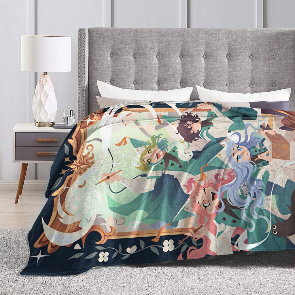Witch Hat Atelier Blanket Decorative Flannel Bedding Throws For Couch Chair Warm Custom DIY Quality Bedspread Gift Idea
