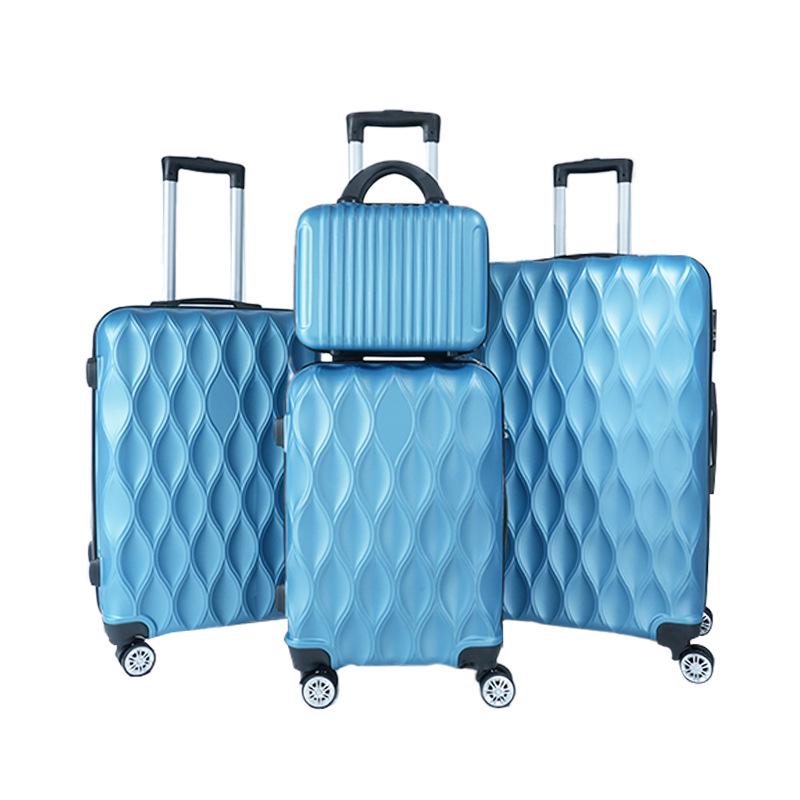 Universal Trolley Case Set: 28"/24"/20"/12" ABS Luggage with Wheels