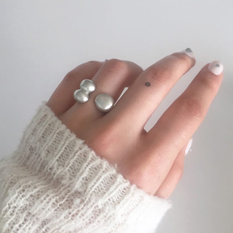 207TRIBE PEBBLE RING