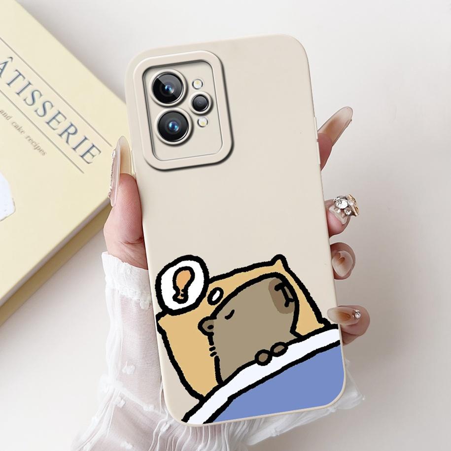 For Realme GT Neo 2 Case RMX3370 Silicone Cover Creative Panda Rabbit Shockproof Bumper For Realme GT2 Pro GT 2 RealmeGT2 Fundas