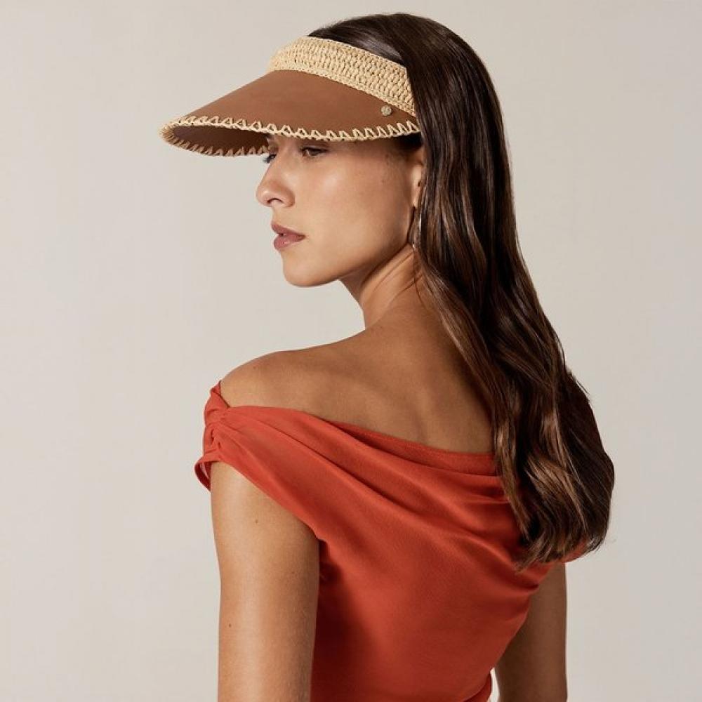Helen Kaminski Crocheted Visor Hxshe114250 natural/OS
