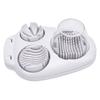 3-in-1 Eierschneider Multifunktionaler Eierschneider mit 3 Schnittmodi Ergonomisches Design Edelstahl-Schneidedrähte Hackmesser
