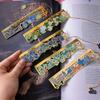 Vintage Hollow Bookmarks with Chain Hollow Metal Bookmarks Book Page Divider for Teacher Book Lover Reading Accessories