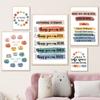 Inspirational Quotes Mental Health Schematic Wall Art Canvas Painting Nordic Posters And Prints Wall Pictures Kids Room Decor