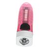 Portable Mini Keychain LED Light Torch Rechargeable IPX6 Type C Small Outdoor Keyring Flashlight 400LM Transparent Pink