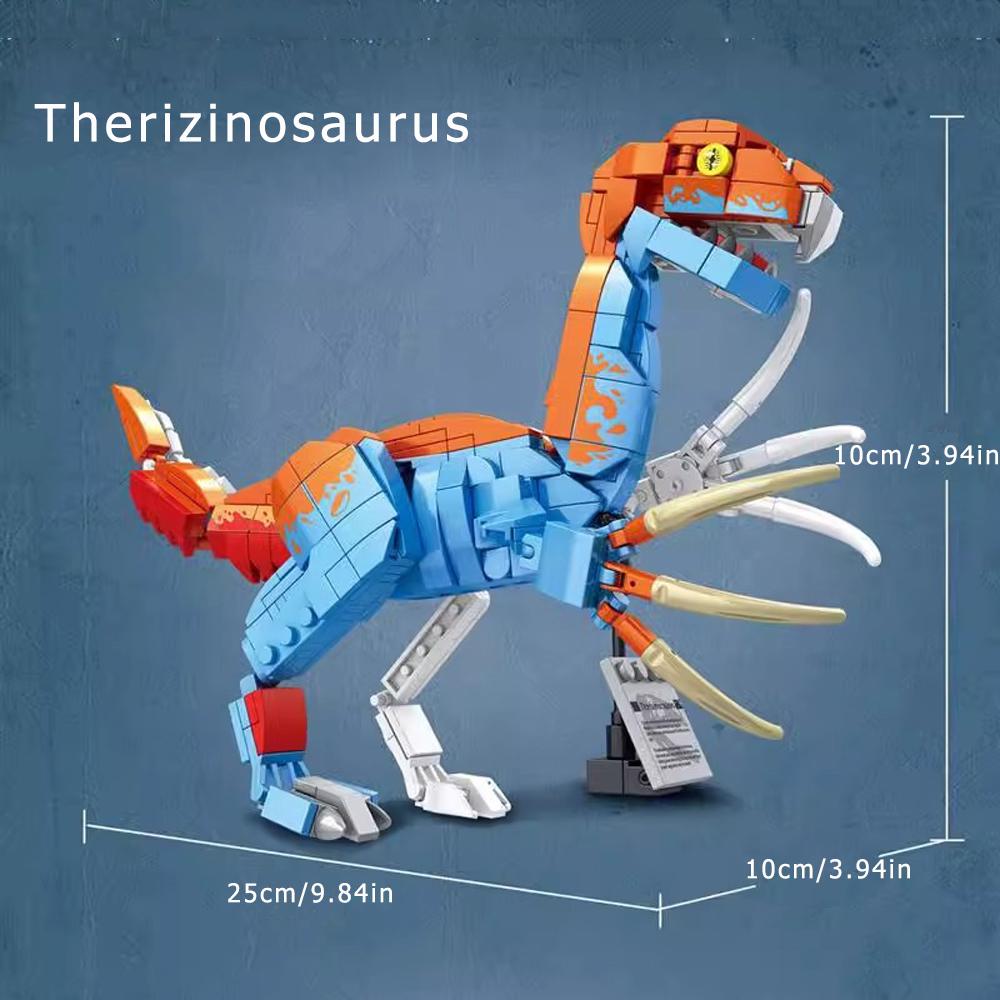 Non-Toxic 389+Pcs Dinosaurs World Building Blocks Toy Set Bricks Assembly Puzzle Model Creative Education Desk Display Gifts