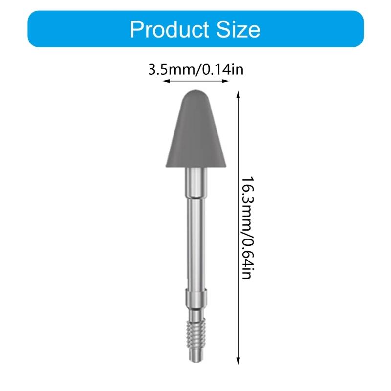 Premium Handwriting Pen Replacement Nibs 4 Pack Without Slip Design Sensitivity for Precise Digital Writing and Drawing