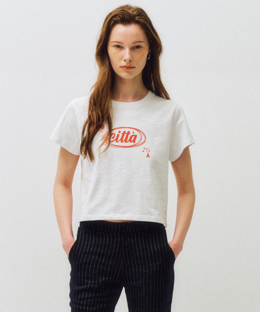 CITTA Drawing Cita Logo T-Shirt_Ctt377 (Red)