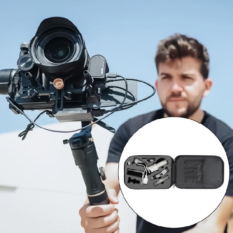 Portable Gimbals Stabilizers Backpacks Bag for 4 Mini Dustproof Storage Case with Organized Compartments