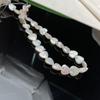 1String, White Natural Freshwater Pearls, Baroque heart-shaped Pearl Beads, 13×13mm, for DIY Necklace, Jewelry Making Crafts, Length 36 Cm