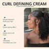 Curl Defining Cream for Curly Hair, Anti-Frizz Curling Cream To Define All Curly Types & Hair Textures Curling Perfection