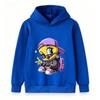 Kids Boys Girls Hoodie Casual Hip Hop Cool Tweety Bird Printed Long Sleeve Pullover Sweatshirt For Daily Wear