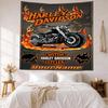 Harleydavidson Motorcycles Custom Your Name Wall Decor Tapestry Art For Pet Memorial Birthdaywedding Party Backdrop Family Gift
