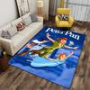 Peter Pan Flying Adventure Scene Suitable As a Non-slip Mat for the Living Room or Bedroom Sofa