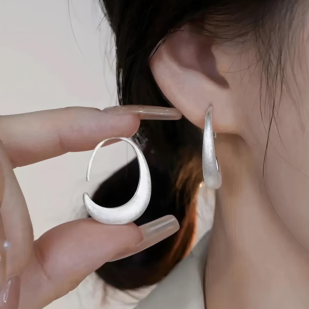 PANJBJ 925 Sterling Silver Red Zircon Studs Earring For Women Neo-Gothic Punk Wing Feather Angel Devil Jewelry Gift Dropshipping
