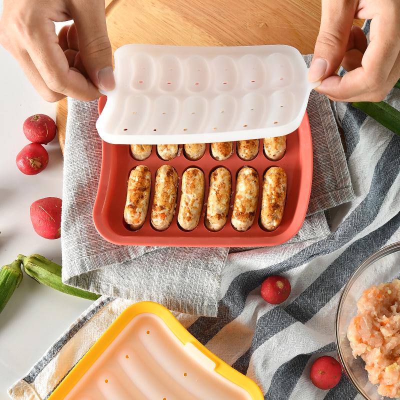 Silicone Mini Sausage Mold for Baby Food and Kitchen Use