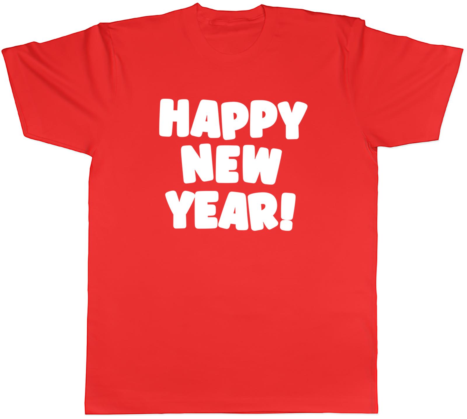 Happy New Year Black Unisexs Unisex TShirt Tee S