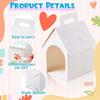 Blank Paper Gift Boxes Miniature Boxes Dog House Shaped Boxes Treat Gift Boxes  Home Decor