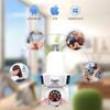 Smart WiFi Indoor Surveillance Camera with Three-Head Light Socket and Mobile Remote Control