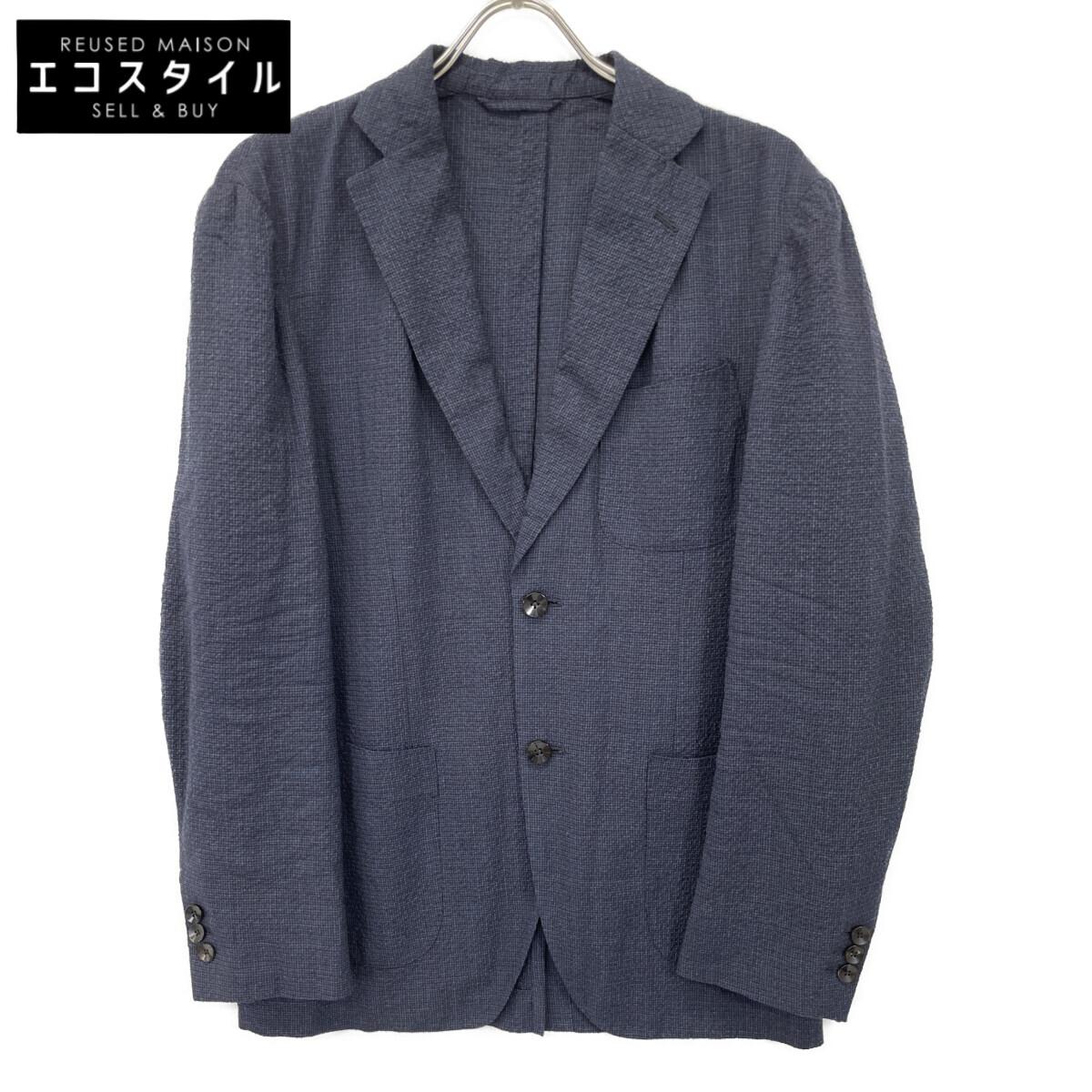 

TOMORROWLAND PILGRIM [Отличное состояние] 61-07-22-07002 Шерсть Полиуретан Однобортный пиджак на 2 пуговицы 46 Темно-синийБ/у