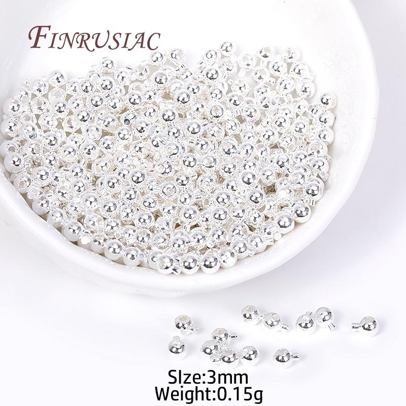 Supplies For Jewellery 18K Gold Plated Ball End Cap for Memory Wire, Positioning Clasp For DIY Jewelry Making Accessories