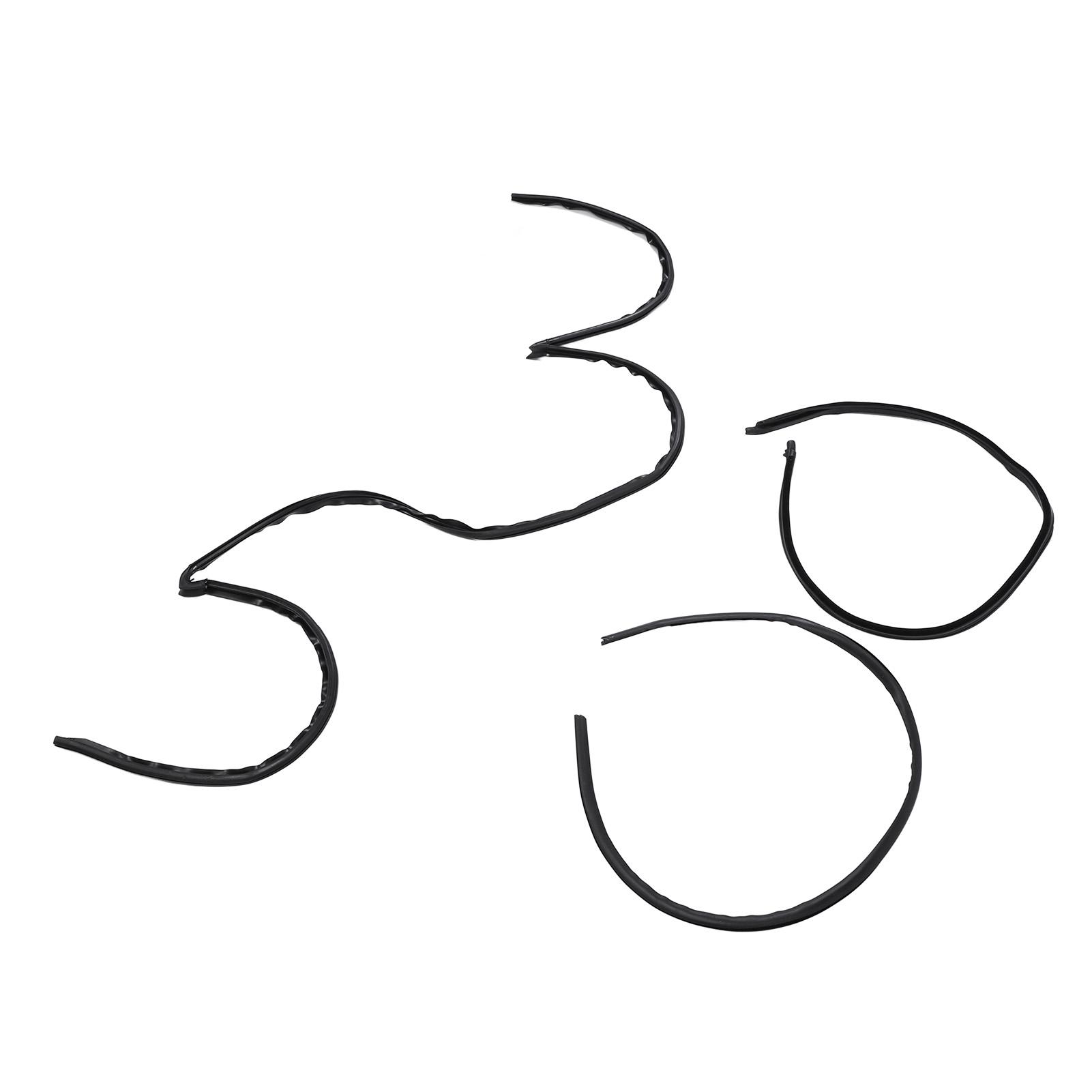 

3 шт. Верхние молдинги заднего ветрового стекла 51317166841 Молдинг отделки переднего ветрового стекла для 525i