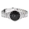 Citizen Antimagnetic 50m Waterproof Solar Quartz Steel Strap Women's Watch Black Dial ES0000-79E