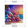 New Arrival 5D DIY Full Circle Diamond Painting "Starfish Rose" Embroidery Cross Stitch Home Decor Gift