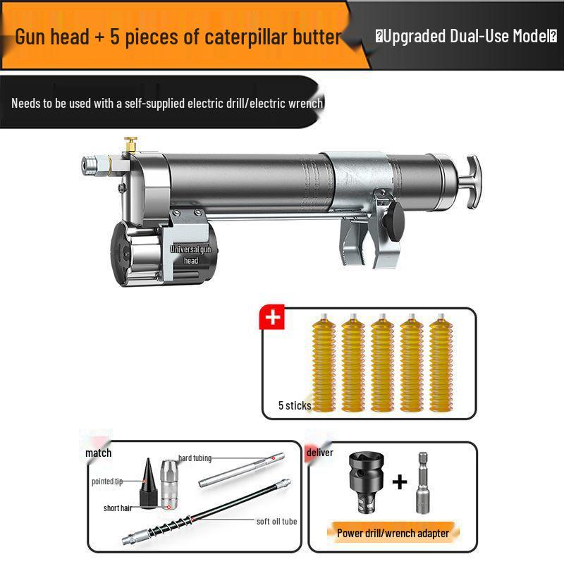 Rechargeable Electric Grease Gun, Drill & Wrench for Modified Agricultural Machinery & Harvester
