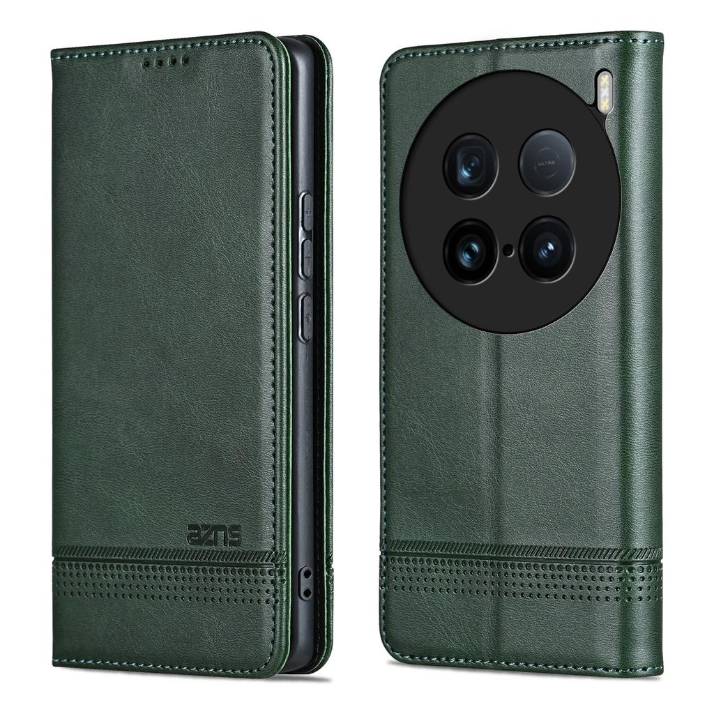 For Vivo X100 Ultra Luxury Leather Case Retro Flip Magnet Auto Closed Premium Full Cover For Vivo X100 Ultra Funda Phone Bags