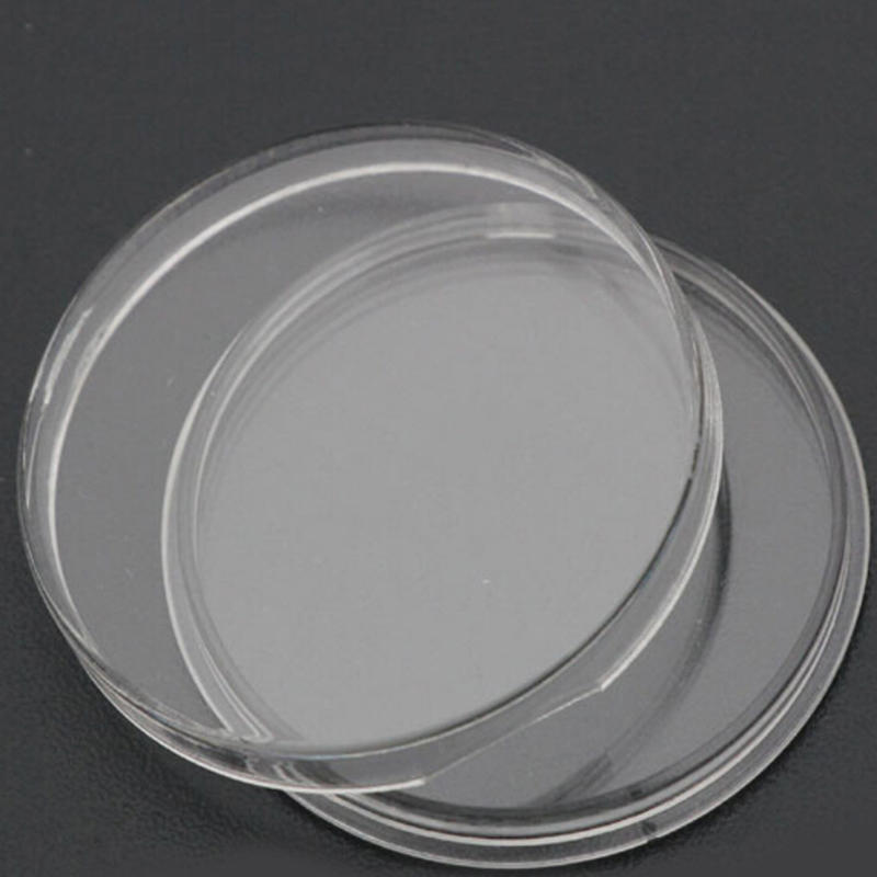 10 Buc 35Mm Aplicat Carcase Rotunde Transparente Capsule Depozitare Monede Suport Rotund Plastic