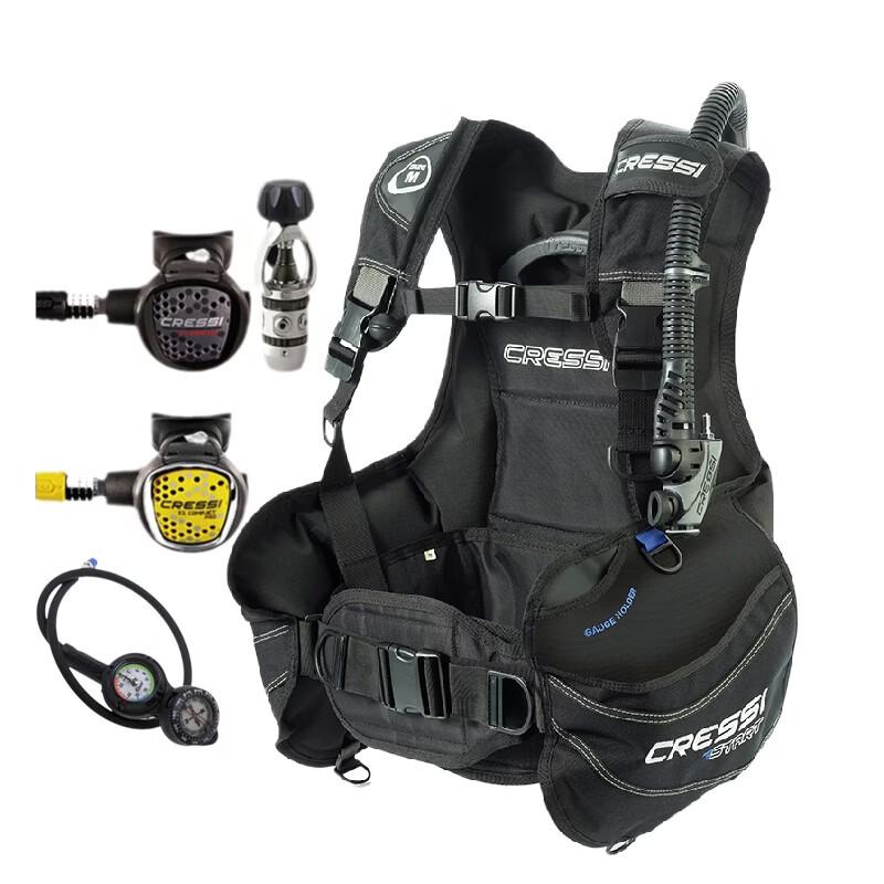 

CRESSI Start Scuba Diving BCD Set with Regulator & Triple Gauge