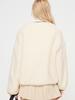 Winter Women's Thick Faux Fur Buckle Crew Neck Long Sleeve Short Cardigan Fashion Chic Coat