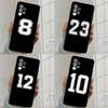 Casing for Motorola Moto G86 G57 G14 G34 G67 G84 G24 A54 G15 G17 Power Cover Phone Case Number Football Basketball Sport Lucky