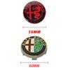 4Pcs 56/60MM Car Wheel Center Hub Caps For Alfa Romeo Giulia Stelvio Giulietta 156 159 147 Mito Tonale GT 166 Logo Sticker Cover