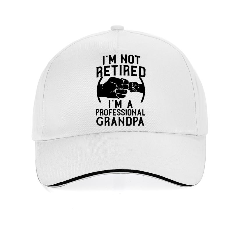 Im Not Retired Im A Professional Grandpa Funny Baseball Cap Idea Gift New Hip Hop Hat Summer Adjustable Snapback Hats