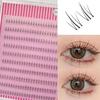Natural Looking Ultra Soft Split Segments Glue Free Small 240 Clusters Lower Eyelash False Eyelashes Transparent For Be