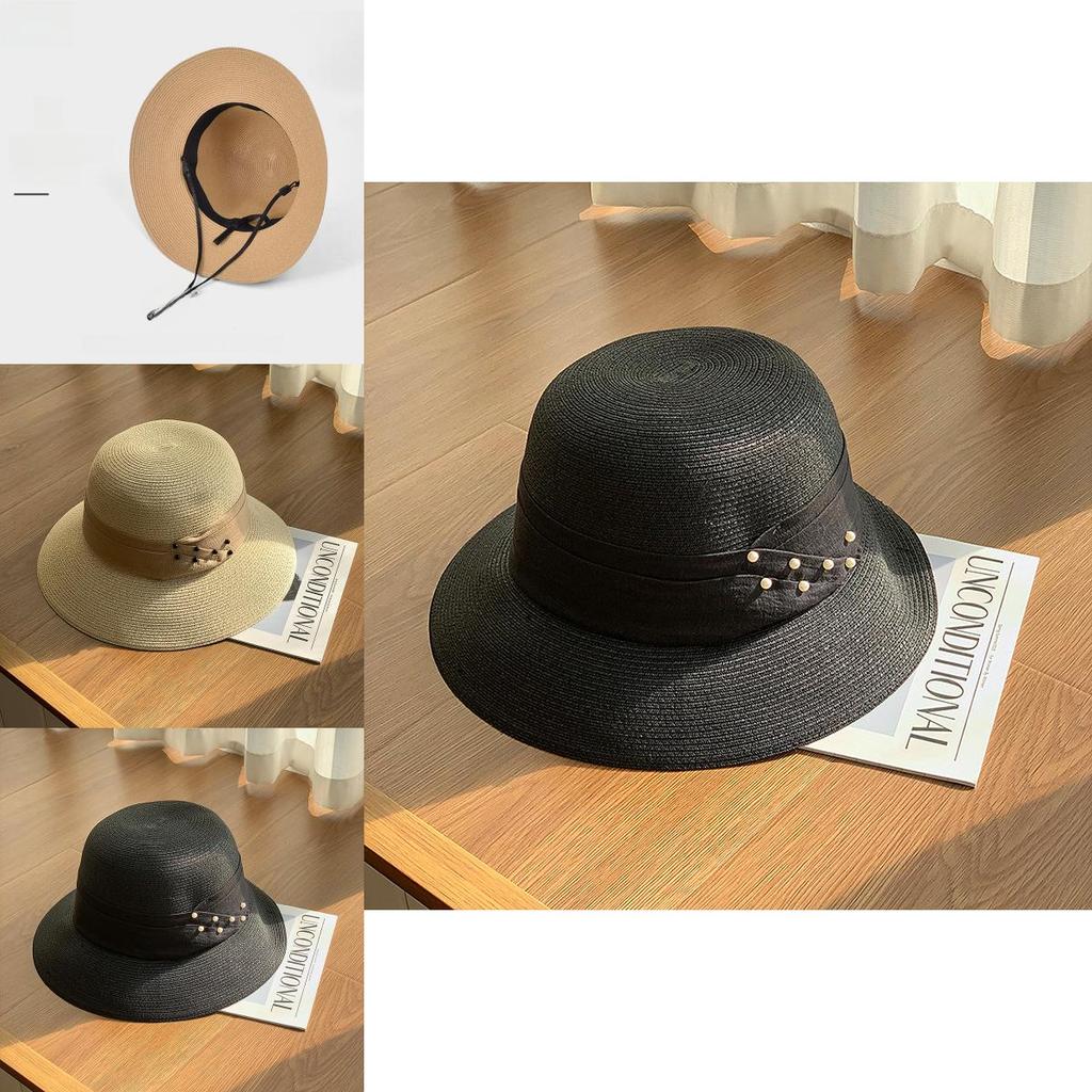 Summer Straw Sun Hat With Wide Brim For Women Sun Protection And Fashion Outdoor Accessory